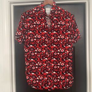 Mens short sleeve collard shirt